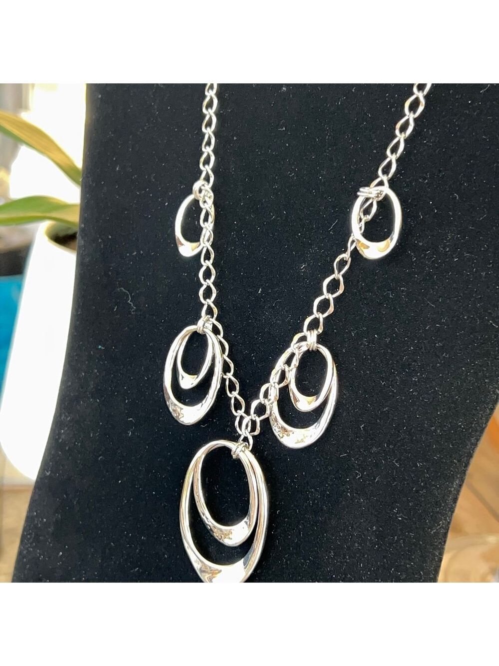 Gennaro Silver Statement Necklace